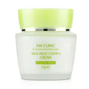 3W Clinic Snail Moist Control Cream (Intensive Anti-Wrinkle) - For Dry to Normal Skin Types 50g/1.7oz