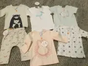PUMPKIN PATCH baby clothes legging tee shirt pink white Blue Grey BNWT Newborn