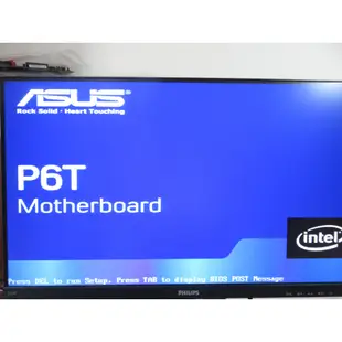 A.1366主機板-華碩 P6T 6組DDR3雙通 i7 i5 i3 X58 SATA X58 PCIe直購價1480
