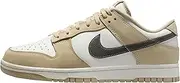 [Nike] Women's Dunk Low Trainers, Desert Khaki, Medium, Ash Summit White, 45.5 EU