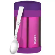 NEW Thermos Stainless Steel Vacuum Food Jar Pink 470ml