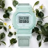 在飛比找momo購物網優惠-【CASIO 卡西歐】G-SHOCK 自然系列 湖水藍 布質