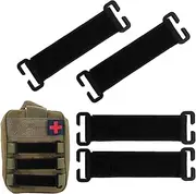 Tacticàl Mollé Strips - 4pcs Tacticàl Patches Mollé Attachment - Backpack Patch Strip | Backpack Mollé Attachments | Hook and Loop Panels Strips | Mollé Hook and Loop Panel for Badges Backpacks