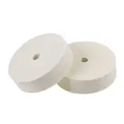 2pack 3" Compressed Wool Polishing Wheel Round Buffing Pads for Bench Grinder