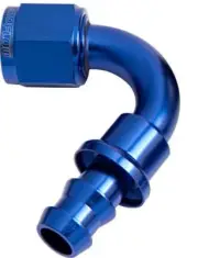 Aeroflow Performance 400 Series Push Lock 120o Hose End -8AN AF404-08