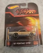 Hot Wheels Need For Speed '67 Pontiac GTO Die-Cast Retro Entertainment Series