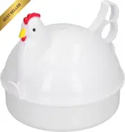 Microwave Egg Cooker, 4 Egg Capacity for Boiled, Poached, Omelets