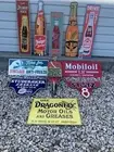 Antique Vintage Old Style Metal Signs Gas Oil Soda Mix/Match 4