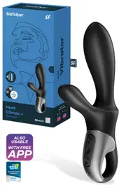 Satisfyer Heat Climax Plus App Compatible 8.1" Anal Rabbit Vibrator