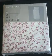 Ikea ALVINE TRAD Twin Duvet Cover w/ Pillowcase Bed Set - NEW