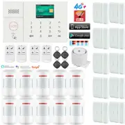 D33 WIFI 4G Internet TUYA APP Wireless Home Security Burglar Alarm System+RFID