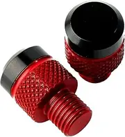 Compatible With MT 07 09 10 MT10 MT25 FZ09 FZ07 MT07 MT09 SP Accessories Motorcycle M10*1.25 Aluminum Mirror Hole Plugs Screws Bolts(Red)