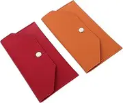 Veemoon Pu Budget Binder Pcs Cash Envelopes Reusable for Wedding Money Pouch Cash Wallet Envelope Deposit Ticket