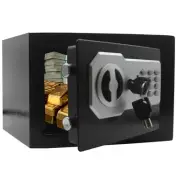 Key Electronic Keypad Security Safe Lock Box Steel Digital Deposit for Home O...