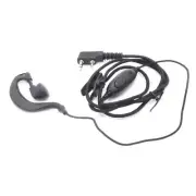 2Pin MIC Headset Earpiece Mic for KENWOOD BAOFENG UV5R Radio Walkie Talkie