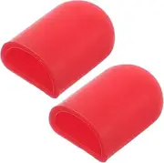 Totority 1 Pair Road Bike Brake Lever Covers Soft Silicone Handlebar End Protectors for Bicycle Prevent Scratches Wear Easy to Install for Mountain Bikes