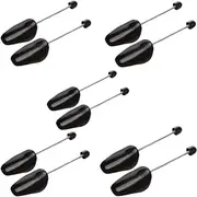 [Fabselection] Shoe Stretcher, 5 Pairs of Shoe Trees, Plastic Shoe Tree Stretcher for Men, Wide Feet Shoe Crease Protectors, Boot Stretchers with Tension Spring Coil for Most Shoes