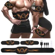 ABS Stimulator, EMS Ab Stimulator for Men & Women – USB Rechargeable Muscle T...