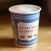 We Are Happy To Serve You Porcelain Coffee Mug New York Iconic Paper Cup Coffee Mug Large