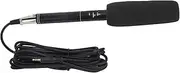 XUMIUZIY Interview Microphone, Wired High Sensitivity XLR Interface Stable Signal Interview Microphone Mini Portable Pro Design Widely Compatibility Directional (Black 28cm)