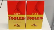 2 X 120g Tiny TOBLERONE Milk Chocolate Honey And Almond Nougat