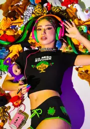 [MaryJaneNite] Lil Miss Stoner Crop Tee