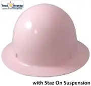 MSA Skullgard Full Brim Hard Hat With STAZ ON Suspension - Light Pink