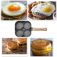 在飛比找蝦皮購物優惠-4 Hole Omelet Pan for Burger E