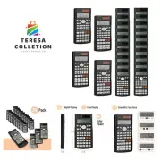 Scientific Calculators - 24 Pcs, 2 Line, Fraction & Statistics Calculators fo...
