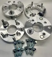 4x100 to 5x120 adapters with studs 20mm+25mm BMW wheels onto Mini Cooper R57