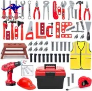 Toddler Tool Set - 69 PCS Toddler Tool Set with Tool Box & Electronic Toy Drill,