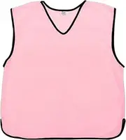 12 X Sports Training Bibs Football Netball Rugby Hockey Cricket Volleyball Pinnies Scrimmage Vests Soccer Sports Club + Carry bag (Senior Adult Youth Junior & Kids)
