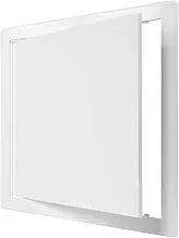 ECOPRO VENT 12" x 12" White Plastic Access Panel. Service Shaft Door Panel. Plumbing, Electricity, Heating, Alarm Wall Access Panel for Drywall. Bathroom Services Access Hole Cover