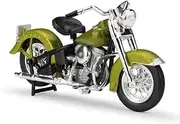 for Harl&ey 1953 74FL for Hydra for Glide 1:18 Motorcycle Model Toy Collection MI&NI Moto Die Cast Metal with Plastic Part Motorcycle Engine Toy Replica Model