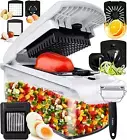 Fullstar Vegetable Chopper - Spiralizer Vegetable Slicer - Onion Chopper with...