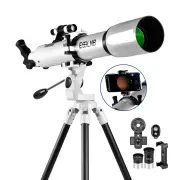 [EU Direct] ESSLNB 80mm Aperture 700mm Reflective Astronomy Telescope, Suitable for Beginners Adults with Stargazing App