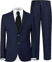 [Yavakoor] Boys Formal Wedding Slim Fit Suit Set Complete Outfit