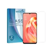 2 Pack MEZON Vivo Y21 Clear Tempered Glass Screen Protectors
