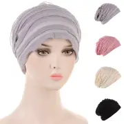 Muslim Women Cancer Chemo Hat Hijab Hair Loss Bonnet Head Scarf Turban Caps Wrap