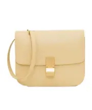 CLASSIC medium cork leather handbag One size Nude