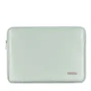 MCC MacBook Air Pro 15" 16" Smooth PU Sleeve Case Bag Apple 15 16-inch 15.4" 15.3" 16.2" [Green]