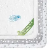 Crib Sheets & Waterproof Crib Mattress Protector for Boys 4 Pack Set, Viscose...