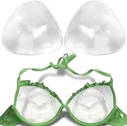 [Comebachome] Bra Inserts Push Up, 1 Pair Soft Silicone Push Up Sticky Bra Inserts, Chicken Fillet Bras for Women