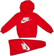 [Nike] Jumpsuit consisting of sweatshirt and trousers, hoodie sweatshirt with kangaroo pockets, sweatshirt with embroide