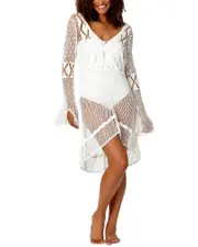 IBIZA High Low Crochet Cover-Up Dress