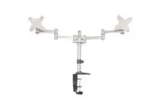 Astrotek Monitor Stand Desk Mount 43cm Arm for Dual Screens 13'-27' 8kg 15 tilt 180 swivel 360 rotate VESA 75x75 100x100 ~MAAT-LCDMOUNT-2H