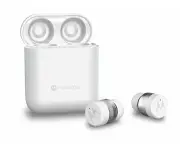 Moto Buds 120 True Wireless Bluetooth Waterproof Earbuds w/ Charging Case White