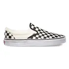 Vans CHECKERBOARD SLIP-ON BLACK/OFF WHITE CHECK Canvas Classic Shoes Fast Ship