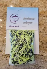 Gourami 100 Pieces Fishing Bobber of Float Stops, Float Stops String Knots & Fis