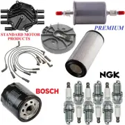 Tune Up Kit Filters Cap Spark Plugs For CHEVROLET EXPRESS 2500 V6 4.3L 2001-2002